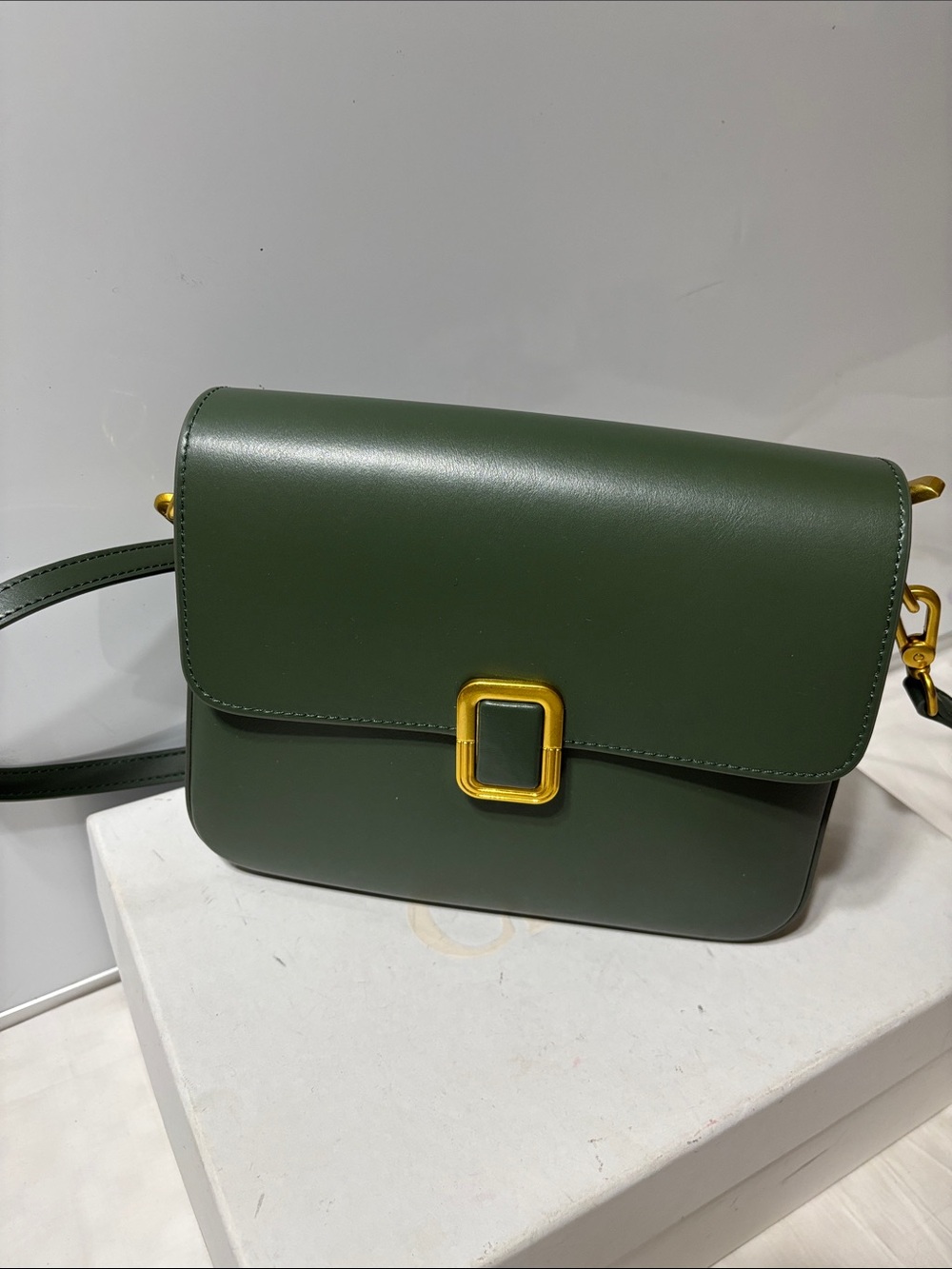 Olive Green Crossbody with Gold Hardware. NWOT